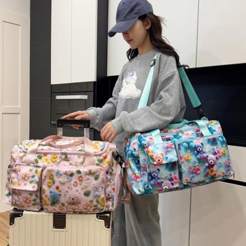 Oxford Travel Duffel Bag Fashion Cute Print with Shoe Compartment-Lightweight Gym Handbag for Gym Yoga Weekend Getaways3