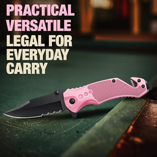 GOOD WORKER Pink Pocket Knife