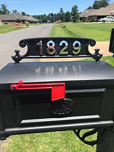 HopeWan Mailbox Numbers 2 Inch, Self-Stick Door Address Number Stickers for Office Apartment Room, Chrome Plated. - Thumbnail 5