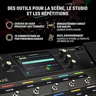 HeadRush Prime - Pédale Multi-Effets Guitare et Voix, Modélisation avec Cloneur d'ampli, Antares Auto-tune, WiFi, Écran Tactile, Boucleur et Bluetooth – Image 5