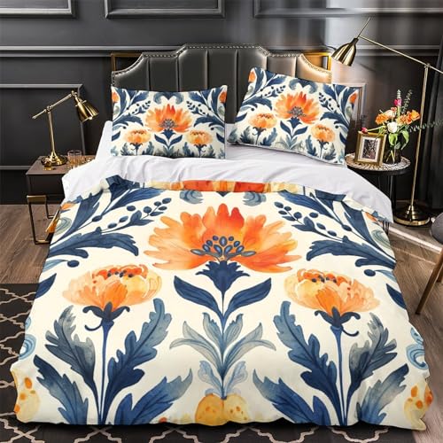 Housse de couette 3D imprimée avec fermeture éclair parure de lit 200x200cm - 4