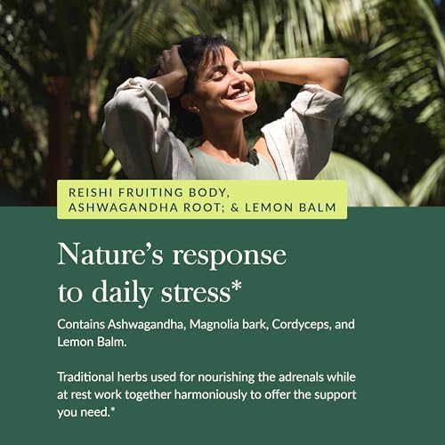 Gaia Herbs Adrenal Health Nightly Restore - Herbal Supplement with Ashwagandha, Magnolia Bark, Cordyceps, Lemon Balm & More* - 60 Vegan Liquid Phyto-Capsules (30 Servings) - Image 6
