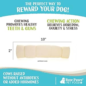   Raw-Paws-Beef-Cheek-Rolls-for-Dogs-10-inch-4-ct-Packed-in-USA-Rawhide-Alternative-Dog-Chews-Free-Range-Cow-Cheek-Rolls-for-Dogs-Retriever-Rolls-for-Large-Dogs-Dog-Beef-Cheeks