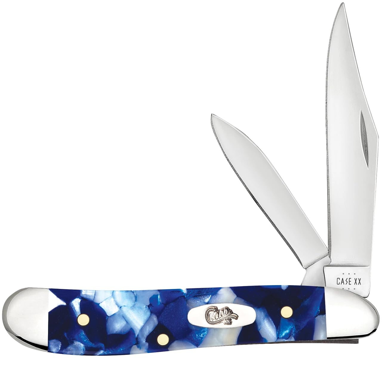 Amazon.com : Case XX Pocket Knife PEANUT - BLUE CRACKLE KIRINITE