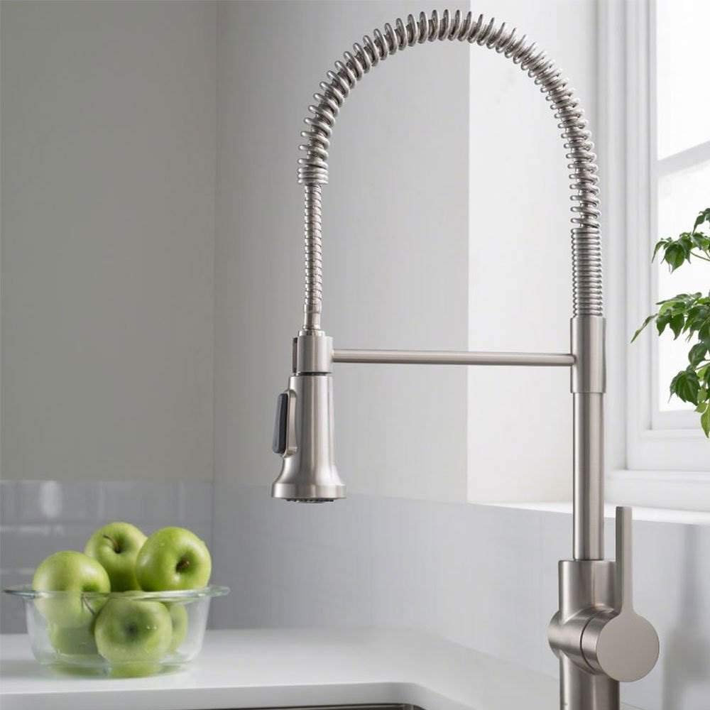 KRAUS Britt Commercial Style Spot Free Stainless Steel Pre-Rinse
