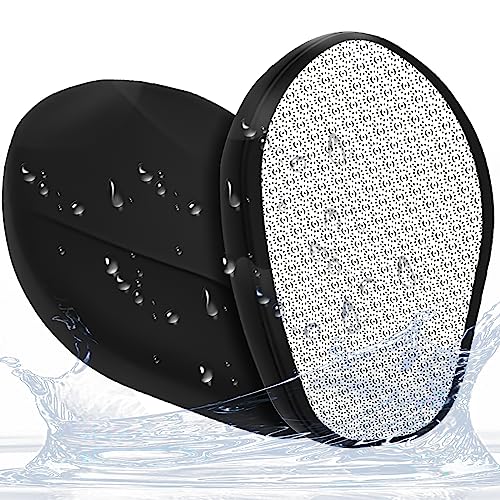 Jkevow Glass Foot File Callus Remover, Foot Scrubber Callus Remover for Wet and Dry Feet, Heel Scraper & in Shower Foot Scrubber Dead Skin Remover