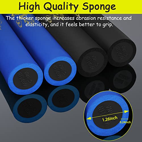 Nunchucks Cord Nunchakus Safe Foam Rubber Training Nunchucks with Cord 2PCS for Kids & Beginners Practice and Training (1 Black+1 Green) by MSGumiho - Image 4