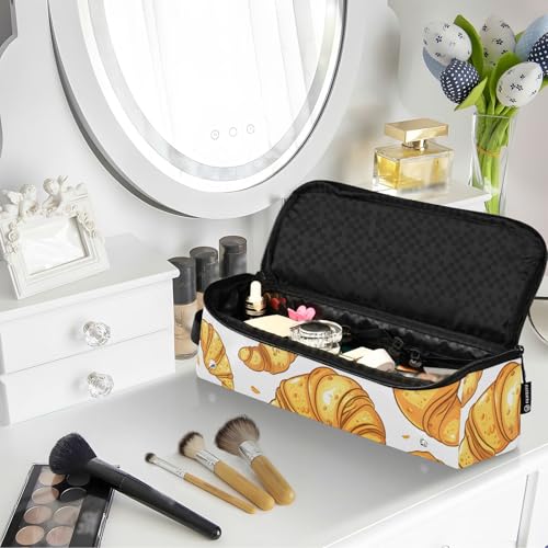 Organizador de herramientas para peinado, bolsa portátil con tapete resistente al calor para plancha, rizador y otros accesorios de peinado miniatura 7