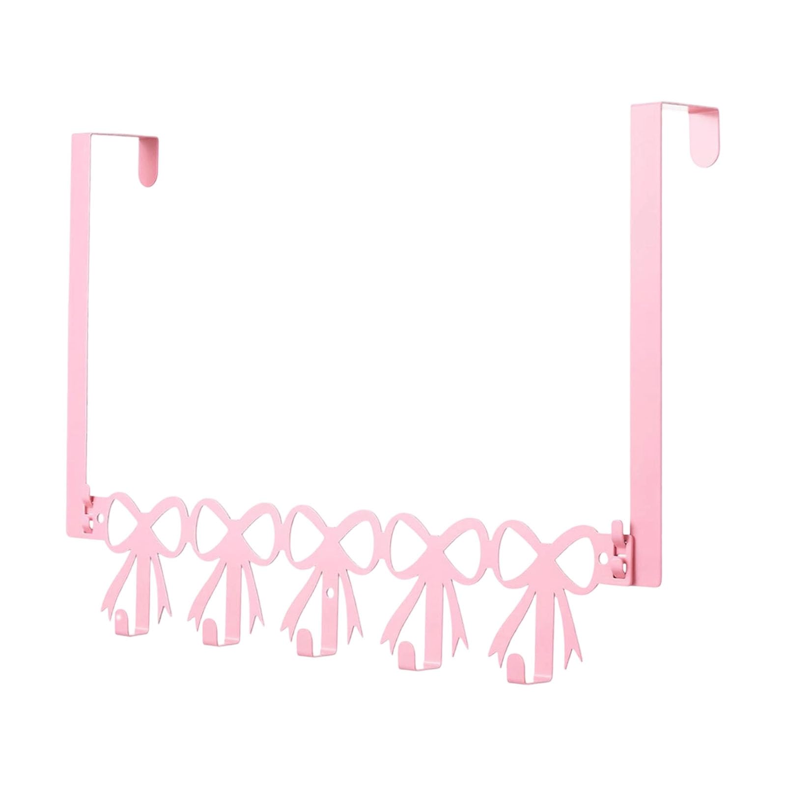 Kalttoy Over Door Hook with 5 Hooks for Bedroom Bathroom Storage Clothes Hanger