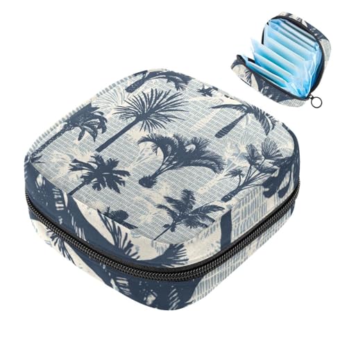 Sagome di palme tropicali estive