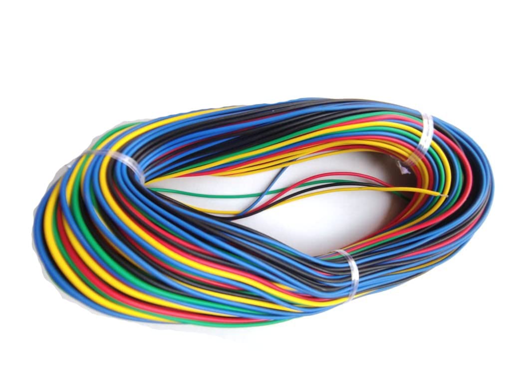 YenTel Electronic Wires 14/36 Dc Copper Wire in Five Colors - Red Yellow Blue Black Green (15 Meter) (B0BPJJJ3R9) Amazon Price History, Amazon Price Tracker