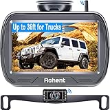 Wireless Backup Camera for Car, Rohent R11 HD Bluetooth Backup Camera Stable Digital Signal Hitch...
