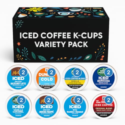 Cold Iced Coffee K-Cups Variety Pack...