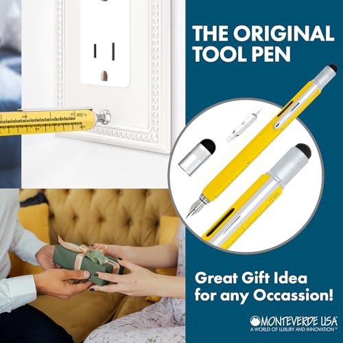Image of Monteverde USA One Touch Tool Pen, Fountain Pen, Yellow (MV35231)