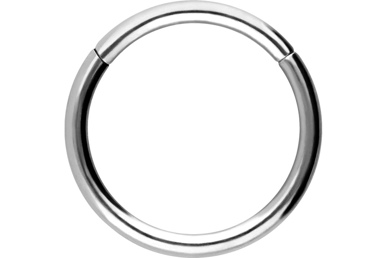 PIERCINGLINE Anillo segmento Clicker de acero quirúrgico – Piercing en oro, plata, rosa, negro o azul – para nariz, tabique, oreja, hélice o tragus — view 95