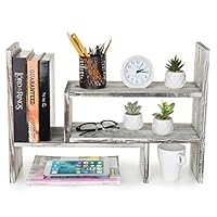 Algopix Similar Product 20 - MyGift Adjustable Solid Wood Desktop