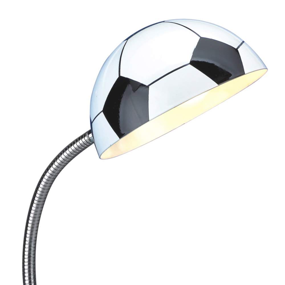 wonderlamp W-A000119 Flexo Infantil Futbol, Blanco/Negro