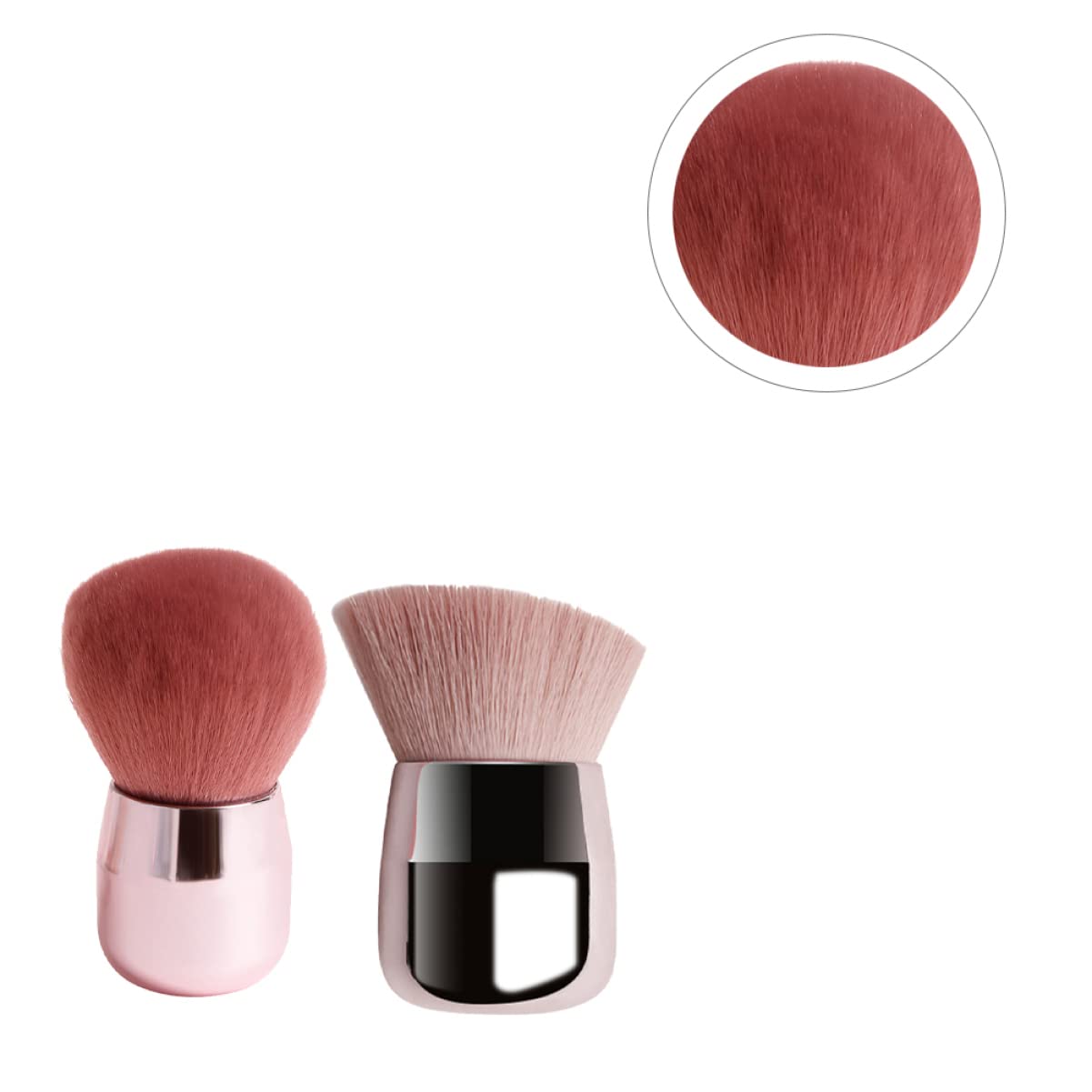 FRCOLOR 6pezzi Pennelli Per Trucco Design Funghi Pennello Per Blush e Polvere Multi-funzione Pennelli Comodi Per Make up e Cosmetici Per Uso Quotidiano e Professionale