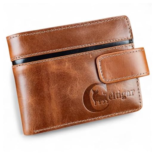 Carteira Masculina De Couro Legítimo Antifurto Bloqueio Rfid (Whisky - Couro CBDA)