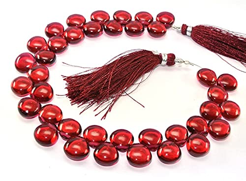 Quartz rouge cœur pour bijoux artisanaux et colliers d'été