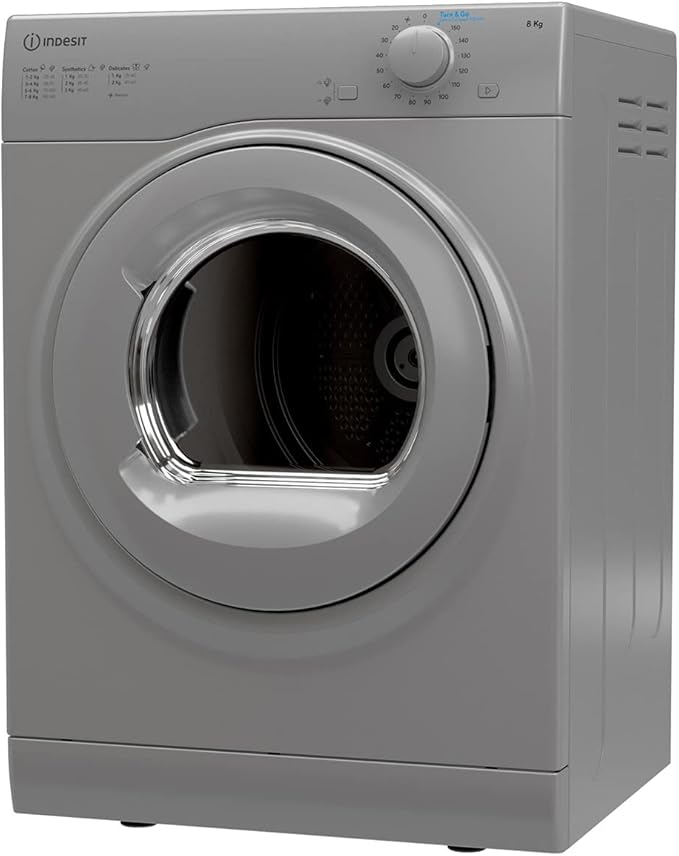 Indesit Freestanding I1D80S 8kg Vented Tumble Dryer Silver Amazon