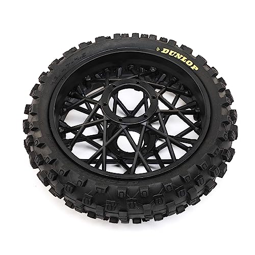Image of Losi Dunlop MX53 Rear Tire Mounted Black PM-MX LOS46005 RC Tire