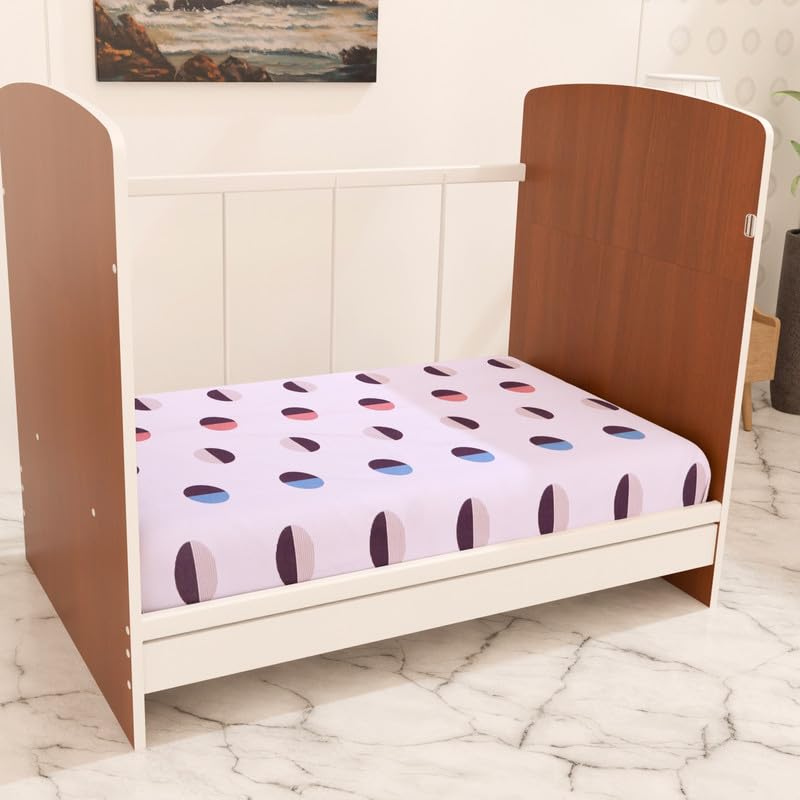 Waterproof Mattress Protector by Akshya –Fitted Cot Crib Sheet, Deep Pocket All Round Elastic Fitted Crib Sheet for Baby| Size 132 cm x 71 cm | Crib Sheets - 28" x54-image-17