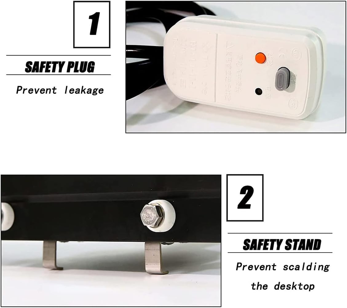 Hand Held Heat Crimp Sealer, 800W Portable Heat Sealer Sealing Machine, 10Mm Seal Width, 0-300℃ Temperature, for Aluminum