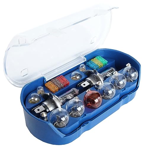 bemiX Auto Lampen Set H4 30-tlg mit Autosicherungen PKW Beleuchtung Glühbirnen KFZ Ersatzlampenset Lampe Auto Set H4 bemiX Auto Lampen Set H4 30-tlg mit Autosicherungen PKW Beleuchtung Glühbirnen KFZ Ersatzlampenset Lampe Auto Set H4