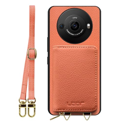 LOOF LUXURY-SHELL POUCH Series AQUOS R8 pro �p �P�[�X �V�����_�[ �X�}�z�V�����_�[ �w�� ���[ �|�[�`�t�� �{�v �J�o�[ �X�}�z�P�[�X �X�g���b�v 2�{�Z�b�g ��|�� ���|�� �����h�~ ���U�[ �ϏՌ� �y�� ��