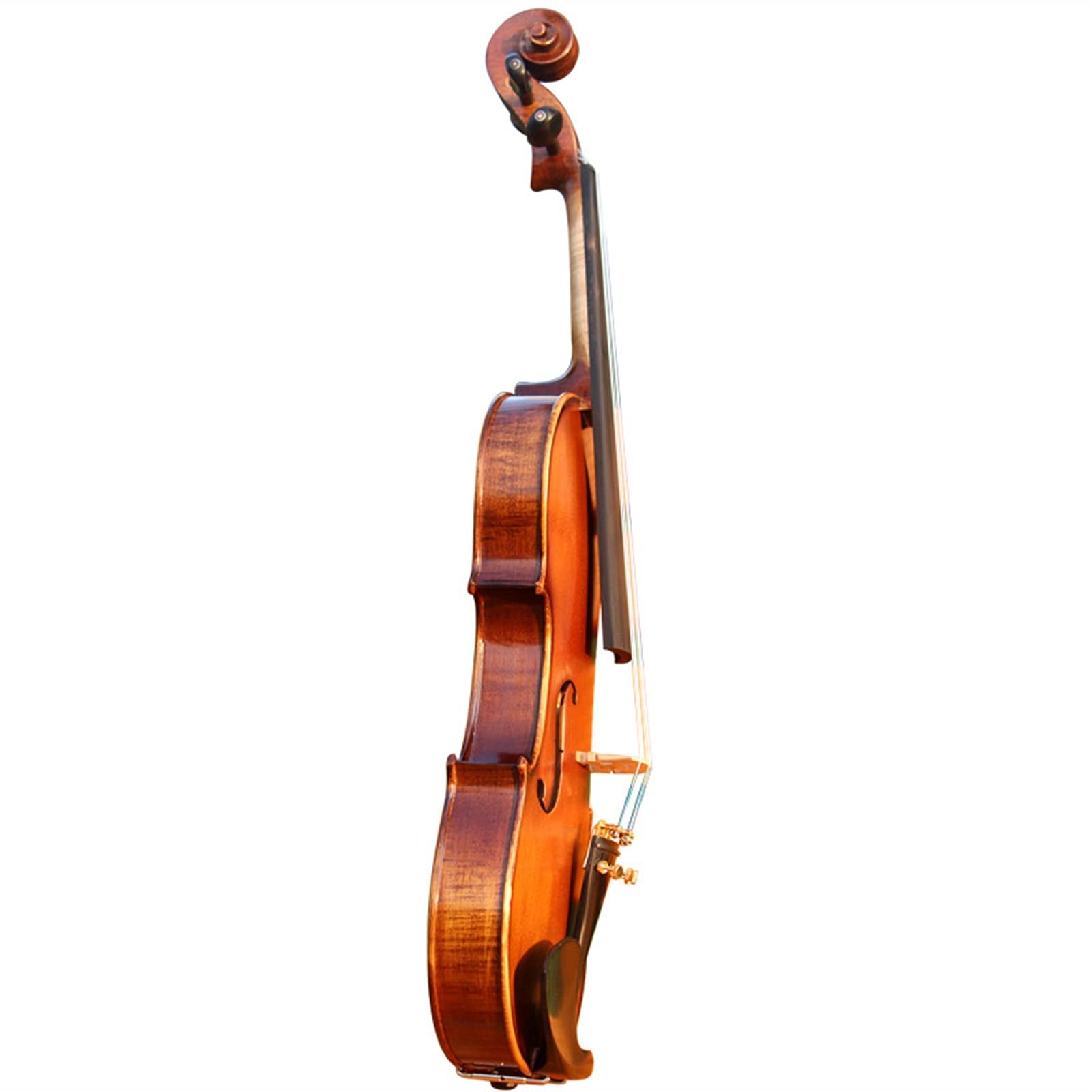 College-Level- handgefertigte Natur-Tiger- Violine Für Kinder Und Erwachsene Anfänger Violine Set(1/2)