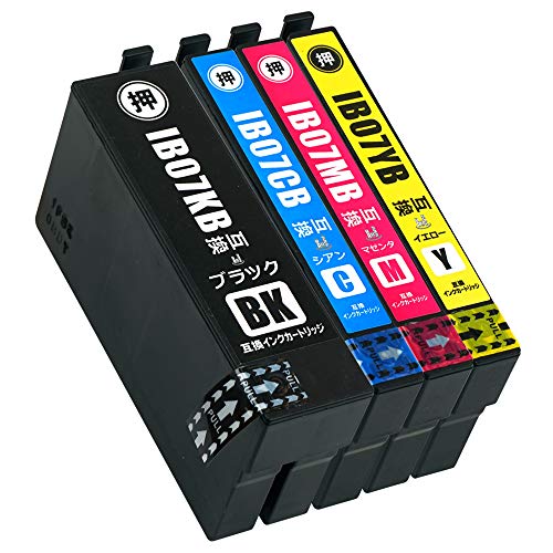 Amazon.co.jp: IB07CL4B 4色パック 大容量インク エプソン互換インク