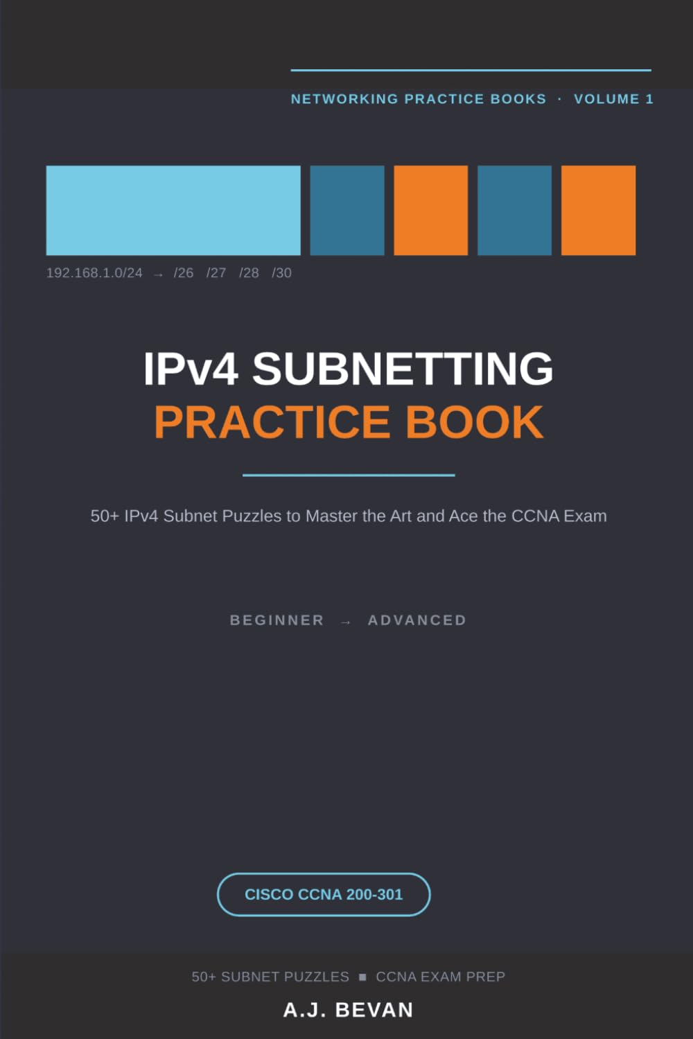 IPv4 Subnetting Puzzle Book: 50+ IPv4 Subnet Puzzles to Master Subnetting and Ace the CCNA Exam (Networking Practice Books)