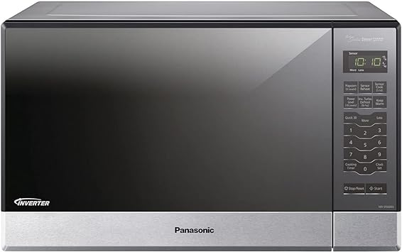 Panasonic Microwave Oven NN-SN686S Stainless Steel Countertop/Built-In with Inverter Technology and Genius Sensor, 1.2 Cubic Foot, 1200W