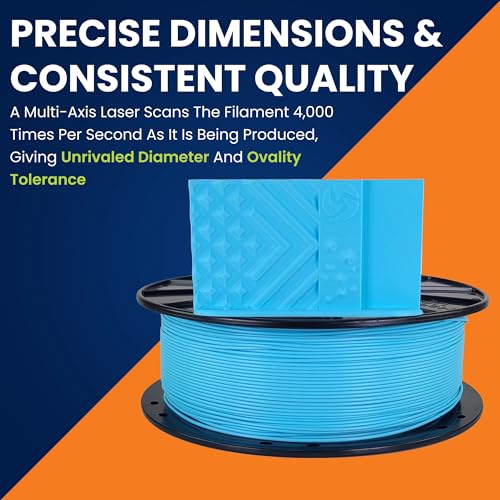 Image of 3D-Fuel Tough Pro PLA+ Filament for 3D Printing, Made in, Electric Blue