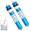 HUINING Reverse Osmosis Membrane Residential RO Membrane Water Filter Cartrige Replacement for Home Drinking Water Filtration System Household (2PCS 50GPD membrane)