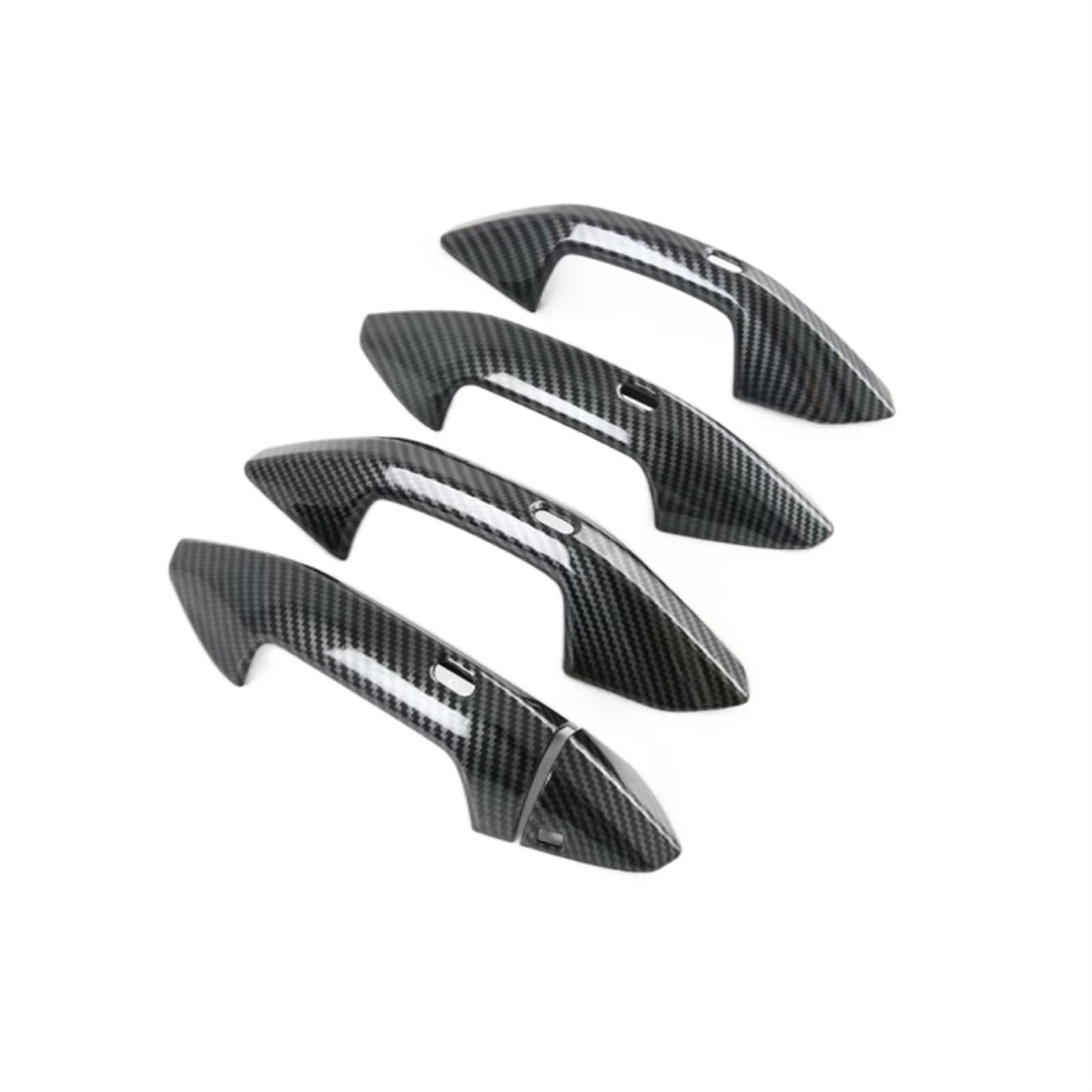 Drezzo 2 Car Exterior Door Handle A3 8Y For Sedan 020 021 Lhd 4Pcs Exterior Abs Side Door Handle Covers Bowl Cover Konb Stickers(2)