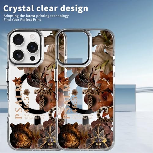 Coque iPhone 16 Pro chrétienne florale protection fine transparente - 3