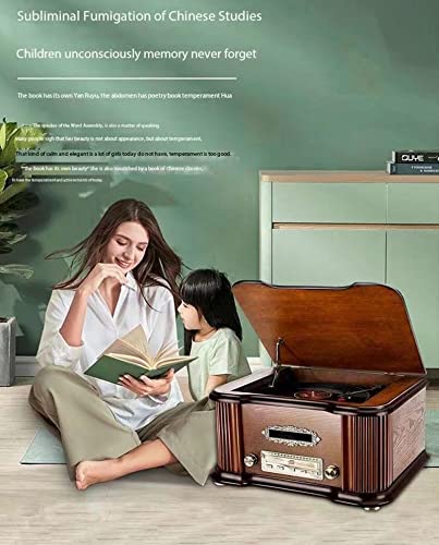 Phonographe de Bureau rétro, Salon nostalgique Home Audio Classique européen, Tourne-Disque Vinyle, Lecteur Bluetooth… - Les Beatles, Paul McCartney, John Lennon, RIngo Starr, George Harrison Phonographe de Bureau rétro, Salon nostalgique Home Audio Classique européen, Tourne-Disque Vinyle, Lecteur Bluetooth… – Image 3