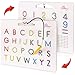 Magnetic Alphabet Tracing Board - double sided letters & numbers Magnetic Tracing Board, ABC magnets learn to write with magnetic pen, STEM toy letters learning, handwriting games, writing montessori