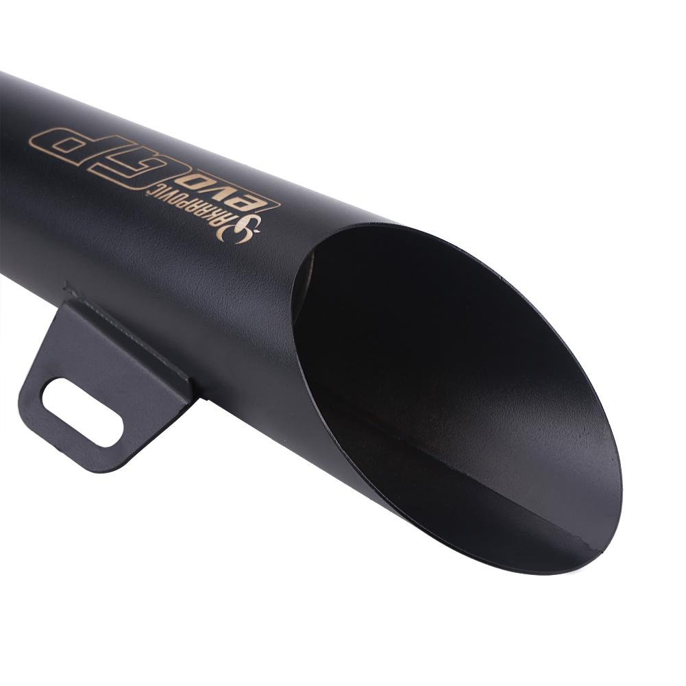 Acciaio inox universale motocicletta Motocross Silenziatore di scarico punta tubo