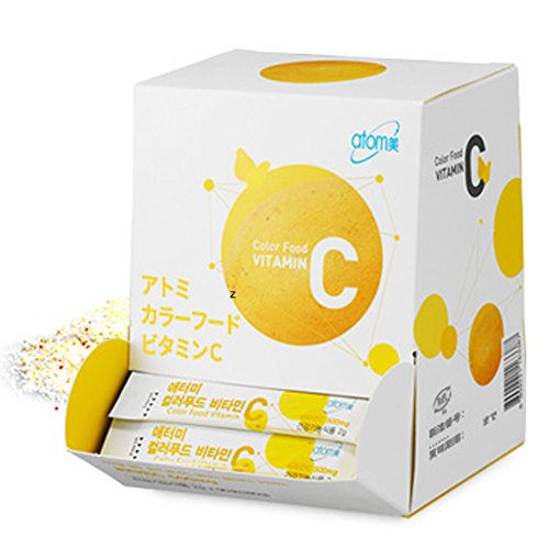 Atomy ビタミンC 500mgと7種類のカラーフードを同時に摂取 カラーフード ビタミンC 健康機能食品 ビタミンC500mg 2g x 90包(180g)3ヶ月分