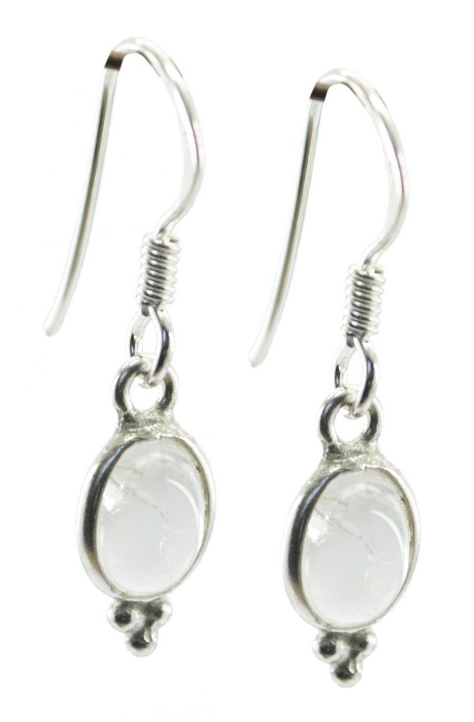 Belli Pietra Lunare Arcobaleno Gemma 925 Argento Sterling Fatto a Mano