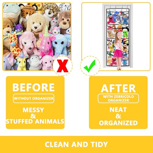 stuffed-animal-storageThe-solution-you-have-been-looking-forstuff-animal-organizerHolds-a-lottoy-storageWay-better-than-the-ceiling-hammocksover-the-doorstuffy-storageWhiteBlack stuffed animal storageThe solution you have been looking forstuff animal organizerHolds a lottoy storageWay better than the ceiling hammocksover the doorstuffy storageWhiteBlack