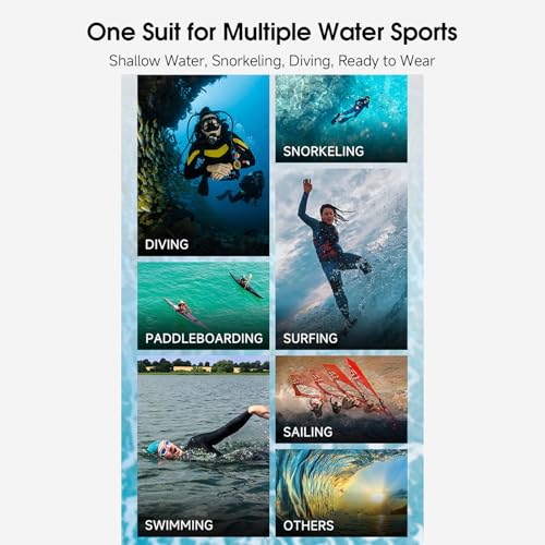Chaleco de buceo para hombre sin mangas 3mm, camiseta de snorkel de nylon y neopreno, top de neopreno térmico y protector solar para buceo y actividades acuáticas miniatura 7