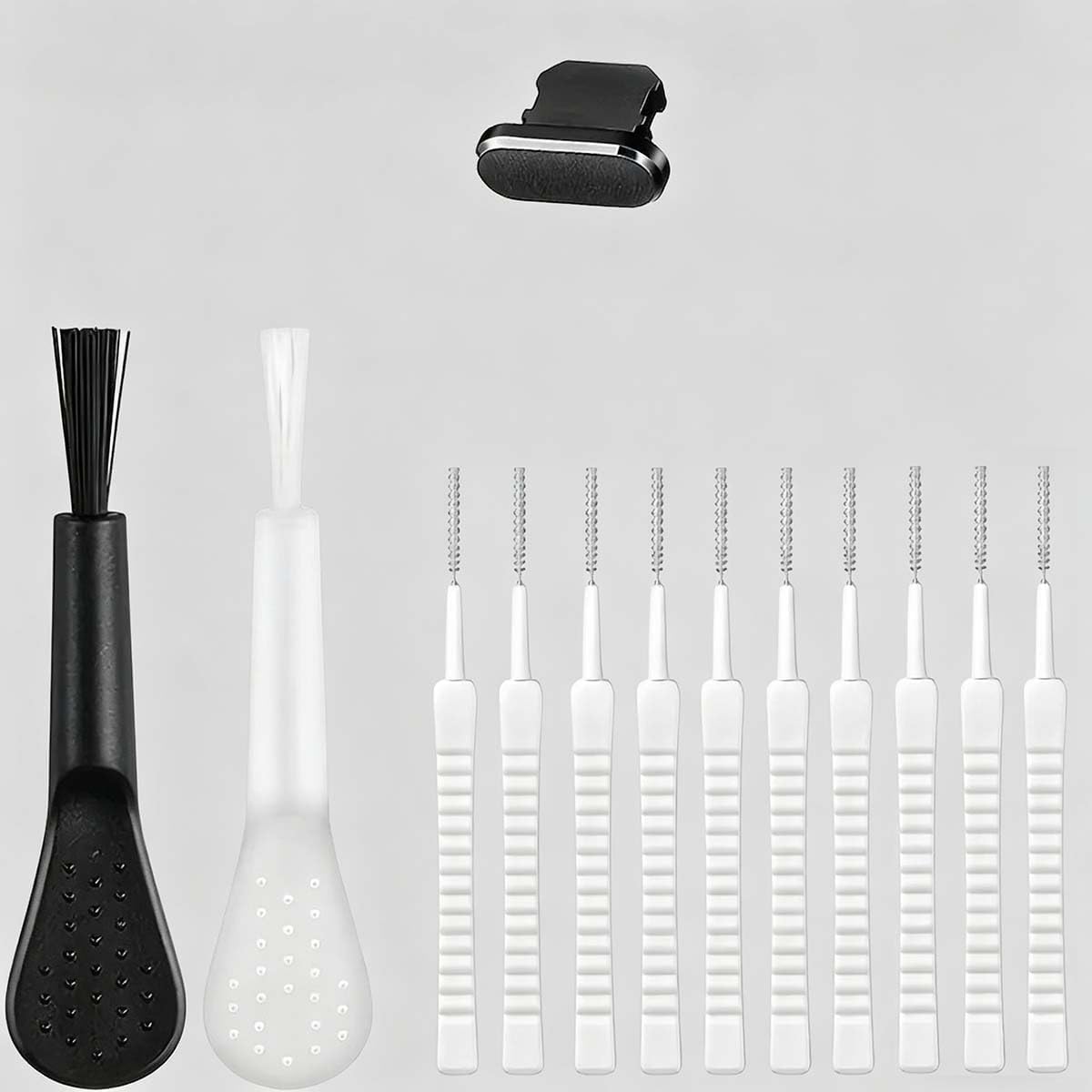 13 Pcs Electronic Device Cleaning Tool Set,Multi Purpose Keyboard and Port Cleaner Kit with Brushes for Phones and Daily Maintenance
