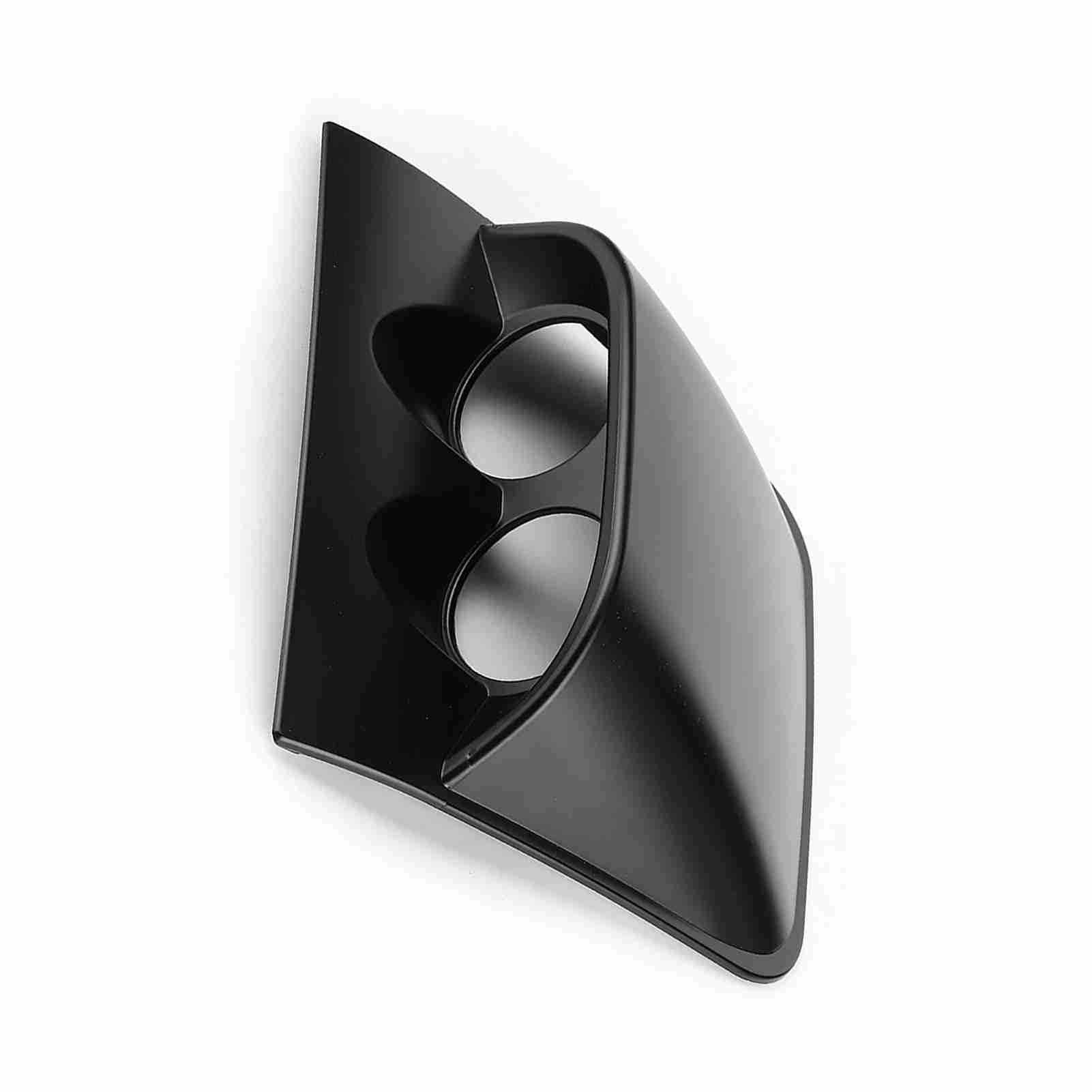 Ejoyous Porta del Supporto per Manometro a Doppio Foro Staffa del Baccello di Scartamento per Auto Universale per Calibri 52 Mm 2 Pollici con Materiale ABS Facile Installazione Accessorio Trattino