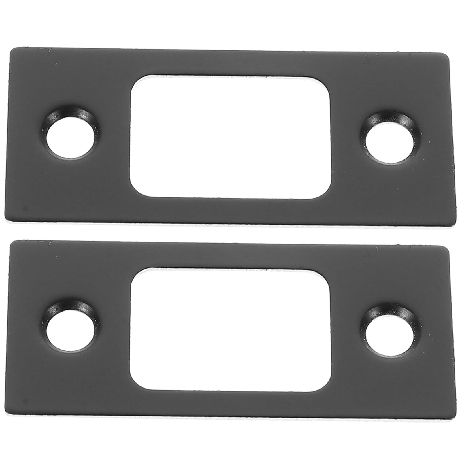 OSALADI Door Bolt Lock Reinforcement 2pcs Stainless Steel Striker Plate Covers Easy Install