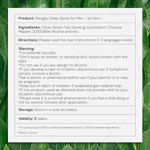 Xiangjiu Delay Spray For Men, Climax Control To Last Longer In Bed thumb #7
