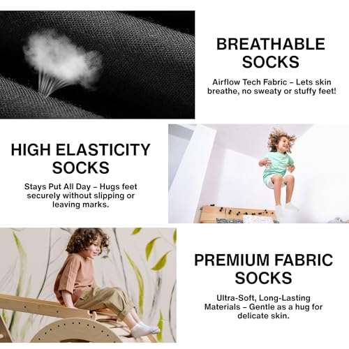 Kids Ankle Socks, Boys/Girls No Show Low Cut Socks, 25 Pairs Bulk Pack for School, Sizes 1-14 Years4